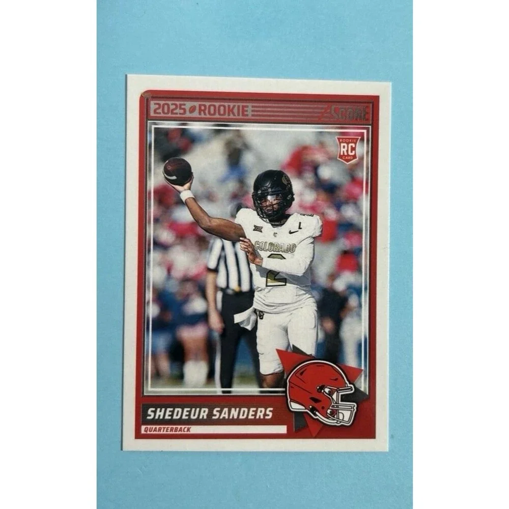 Shedeur Sanders ,Cleveland Browns, 2025 Score Rookie Card #15